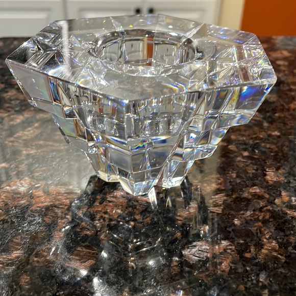 Miller Rogaska Accents Miller Rogaska Hexagonal Crystal Candle